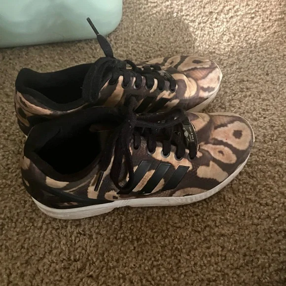 adidas gazelle silver green womens Adidas Zx Flux K Leopard